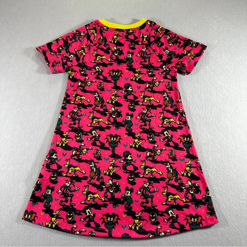 Disney Parks Mickey Minnie Mouse Halloween Nightshirt Short‎ Sleeve Size 5/6
